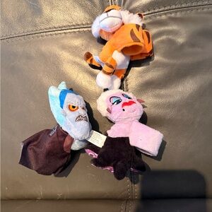 Set of three Disney Villians creepy cuffs cutie cuffs